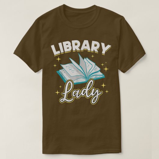 図書館司書リーダー本好き Tシャツ (デザイン正面)
