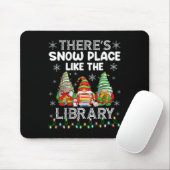 図書館司書Chriのような雪の場所がある マウスパッド (マウス)