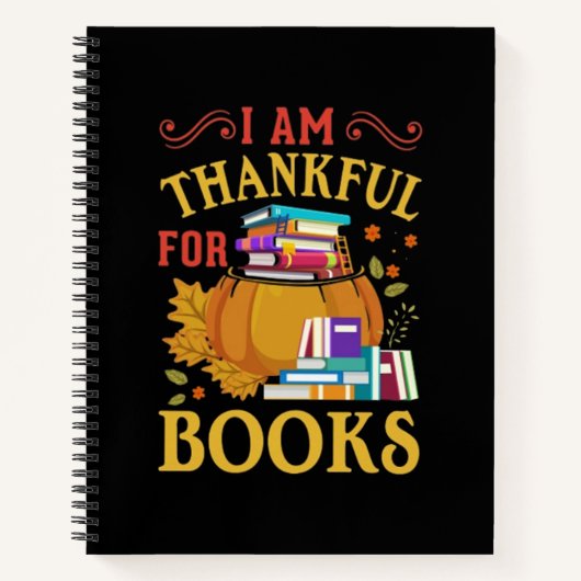 図書館司書Iは本に感謝 ノートブック (正面)