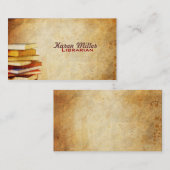 図書館員の名刺 名刺 (正面/裏面)