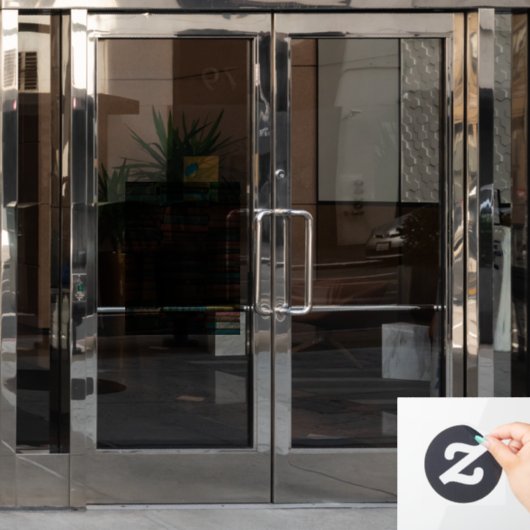 図書館員の彼女への贈り物 ウィンドウサイン (オフィスドア)