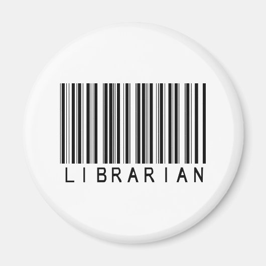 図書館員バーコード マグネット (正面)