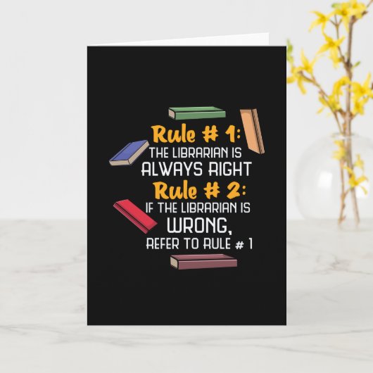 図書館員 カード (黄色い花)