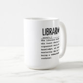 図書館員 コーヒーマグカップ (正面右)