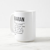 図書館員 コーヒーマグカップ (正面左)