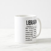 図書館員 コーヒーマグカップ (正面右)