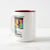 図書館員 ツートーンマグカップ (正面左)