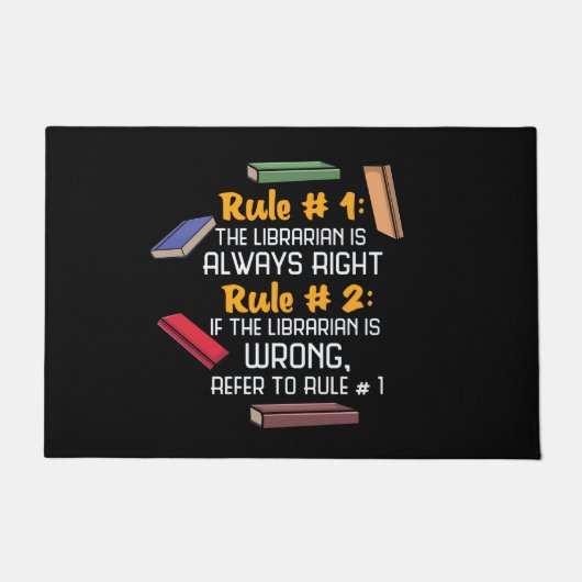 図書館員 ドアマット (正面)