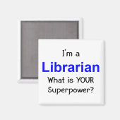 図書館員 マグネット (正面/裏面)