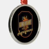 図書館員 メタルオーナメント (右)