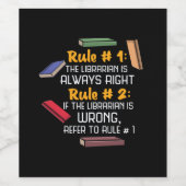 図書館員 ワインラベル (シングルラベル)