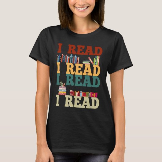 図書館員、翻訳者、作家、先生、学生I Tシャツ (正面)