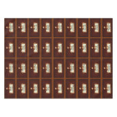 図書館図書木製カードカタログ引読出し テーブルクロス (正面(横))