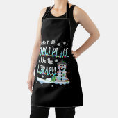 図書館図書館のような雪の場所がある エプロン (インサイチュ)