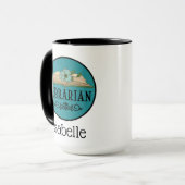 図書館図書館ボランティア マグカップ (正面左)