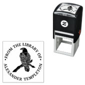 図書館威厳のあるから分岐しているハゲのワシ セルフインキングスタンプ (インサイチュ)