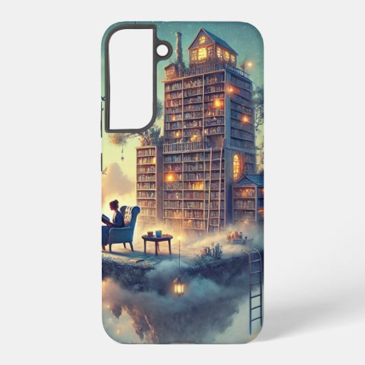 図書館島 SAMSUNG GALAXYケース (裏面)