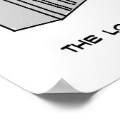 図書館後期簿。遅延返品に対する厳しい罰則 ポスター (角)