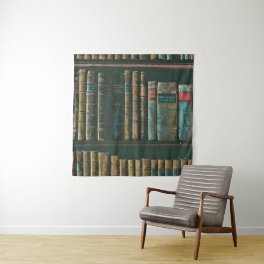 図書館愛好家アートワーク タペストリー (インサイチュ)