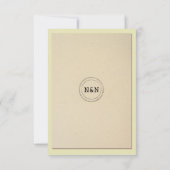 図書館感謝ウェディングブック ラブストーリー 招待状 (裏面)