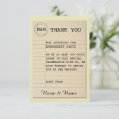 図書館感謝 ウェディング ブック ラブストーリー 招待状 (スタンド正面)