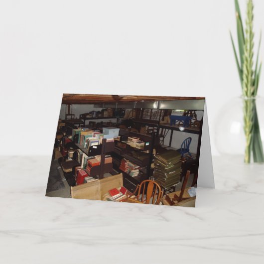 図書館教会地下2階の誕生日カード カード (正面)