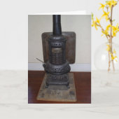 「図書館教会炉」回復祈念カード カード (黄色い花)