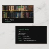 図書館書売業者名刺 名刺 (正面/裏面)