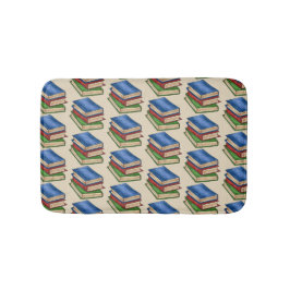 図書館書架先生図書館教育 バスマット