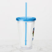 図書館書架先生図書館長 アクリルタンブラー (右)