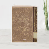 図書館本の文結婚書 招待状 (裏面)