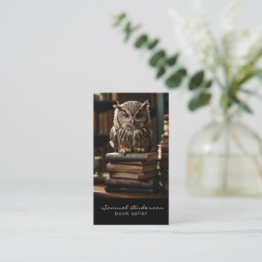 図書館本書売人 名刺 (スタンド正面)