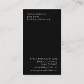 図書館本書売人 名刺 (裏面)