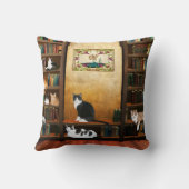 図書館猫 クッション (裏面)