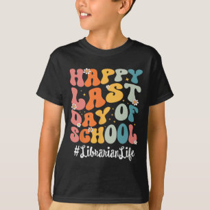 図書館生活ハッピースクール先生 Tシャツ