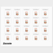 図書館用お祝いエクスラブリス - ライブラリー用 スクエアシール (シート)
