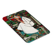 図書館磁石の女性 マグネット (右側)