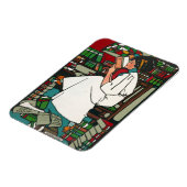 図書館磁石の女性 マグネット (左側)