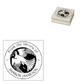 図書館素朴本からヴィンテージ平和を守る ラバースタンプ (押印)