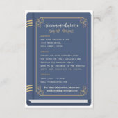 図書館結婚の宿泊図書ラブストーリー エンクロージャーカード (正面)