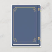 図書館結婚の宿泊図書ラブストーリー エンクロージャーカード (裏面)