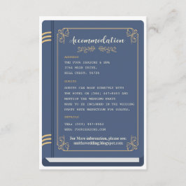 図書館結婚の宿泊図書ラブストーリー エンクロージャーカード