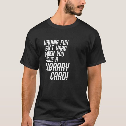 図書館職員 Tシャツ (正面)