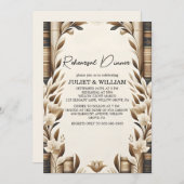 図書館英書本部表紙リハーサルディナー 招待状 (正面/裏面)