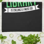 図書館蔵書贈呈 キッチンタオル (折り畳み)