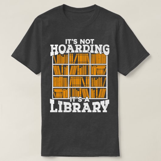 図書館読の恋人の図書館員の贈り物 Tシャツ (デザイン正面)