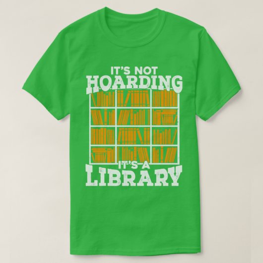 図書館読の恋人の図書館員の贈り物 Tシャツ (デザイン正面)
