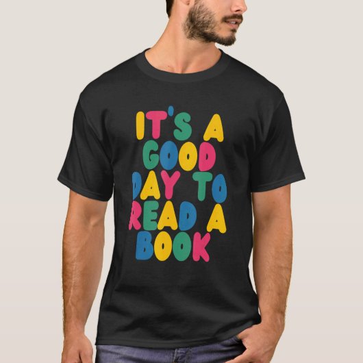 図書館読の楽しい日読 Tシャツ (正面)