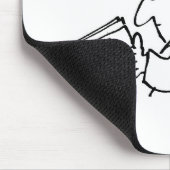 図書館読の男性向け本 マウスパッド (コーナー)