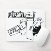 図書館読の男性向け本 マウスパッド (マウス)